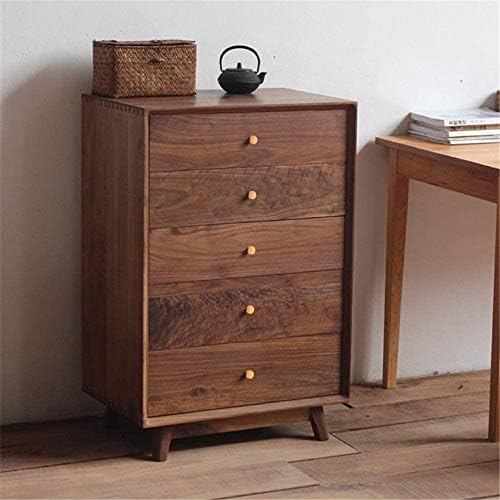 XKQYX Brass Drawer Knobs, Cupboard Handles, Kitchen Wardrobe Cabinet Dresser Drawers Door Pull Handles and Knobs, Round Furniture Knobs and Handles - 6 Pcs