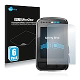 Savvies 6X Schutzfolie kompatibel mit Wahoo Elemnt Bolt V2 GPS Displayschutz-Folie Ultra-transparent