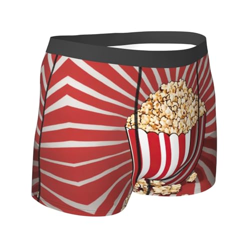Popcorn Print Mens Underwear,Boxer Briefs for Men Pack, Mens Boxer Briefs3