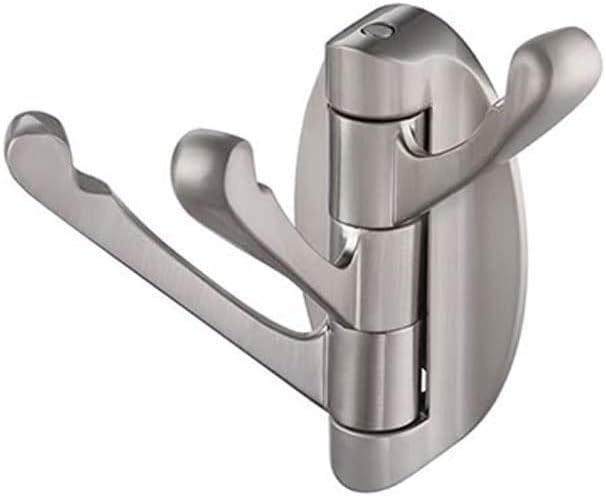Multifunctional Hook Swivel Towel Hook Wall Mounted Towel Robe Clothes Hat Coat Foldable Arm Clothes Hanger Rack Robe Hook Heavy Duty Chrome (Chrome)