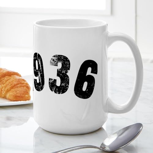 Taza de cerámica blanca 15 oz vintage CafePress miniatura 6
