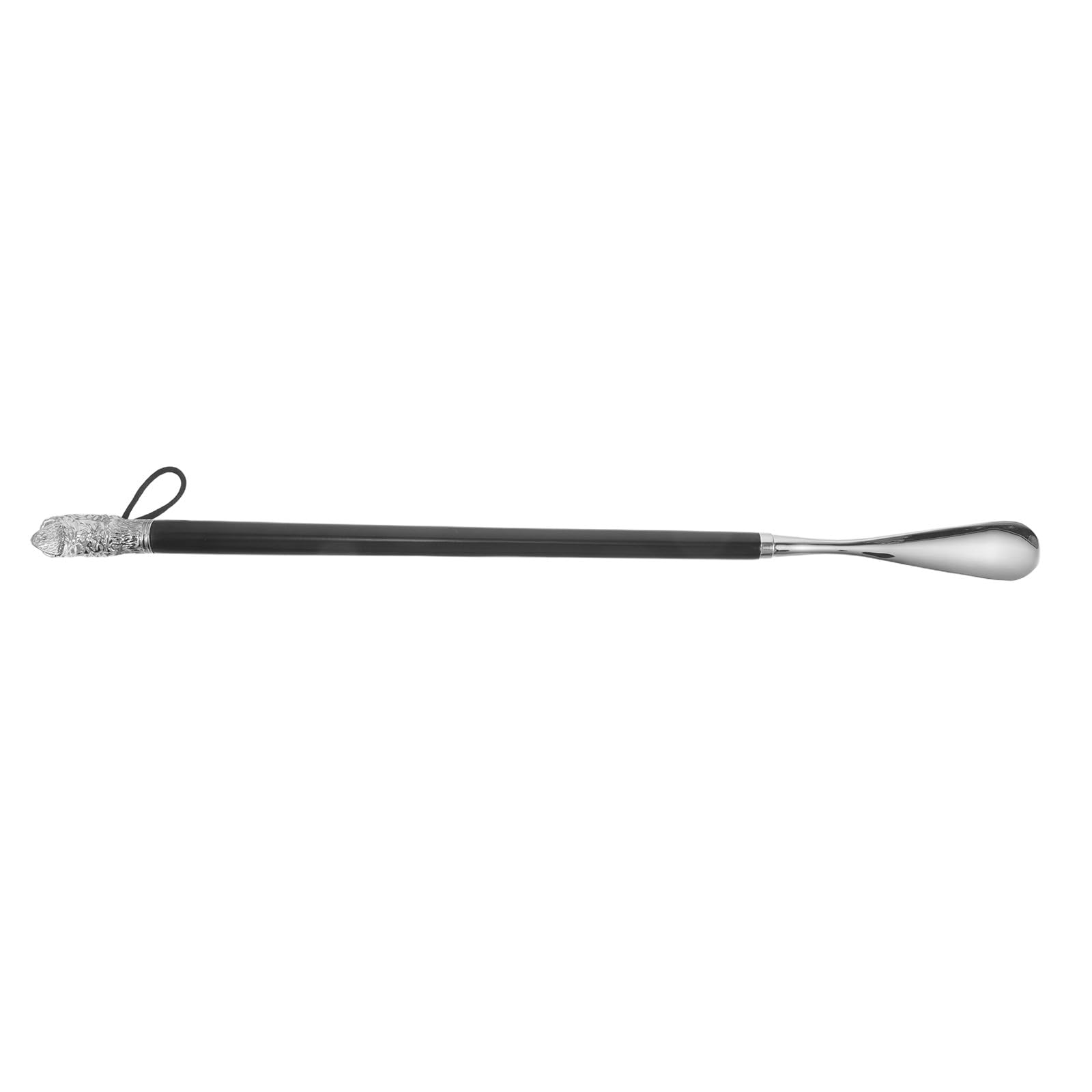 Calzascarpe con manico lungo: Calzascarpe ergonomico con testa di animale - in metallo da 56 cm/22" per anziani, NON c'è bisogno di chinarsi, marrone chiaro