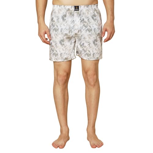 Image of Urban Scottish Ultra-Comfortable Men's Boxer Pants (Pack of 5) - 100% Cotton Material with A Stylish Print - Soft and Stretchy Elastic Waist Band - Dynamic Movement and Hardwearing Stitching