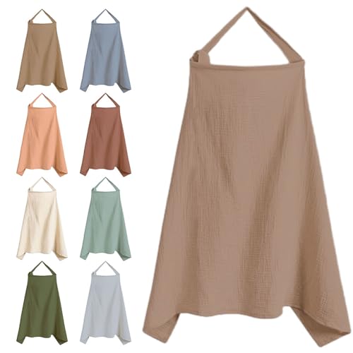 Stilltuch,Musselin-Stillbezug für Babys,2024 Stilltuch für Unterwegs,Stillschal für Unterwegs, Nursing Cover, Stillen, Breastfeeding Cover, Stillschal für Baby Mutter (B)