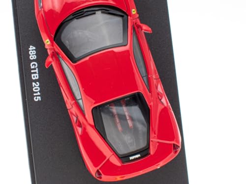 OPO 10 - 1/43 car compatible with Ferrari 488 GTB 2015 - GT008, Red - Image 2
