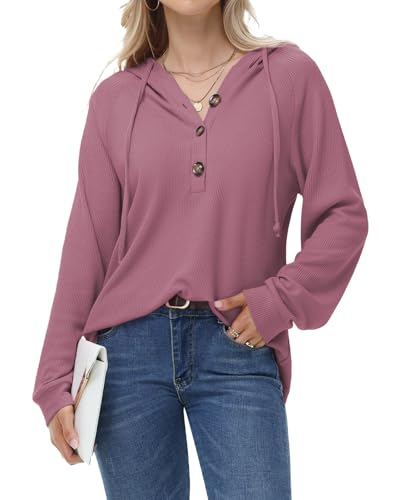 Tanmolo Hoodie Damen Kapuzenpullover Pullover Langarm – Bild 2