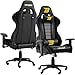 Price comparison product image BraZen Sentinel PC Adult Chairs Gaming Chair for Adults Ergonomic Office Seat Computer Gaming Chairs for Adults Video Game Chaors Gamer PC - Black