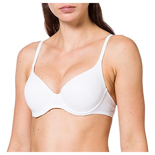 wonderbra Damen BH WB FULL EFFECT PUSH, Beige, 80A (Herstellergröße ES: 95A) 5 Nur Die Damen BH (Mit Bügel) 836050/T-Shirt BH, Gr. 80A, Weiß (weiß 030)