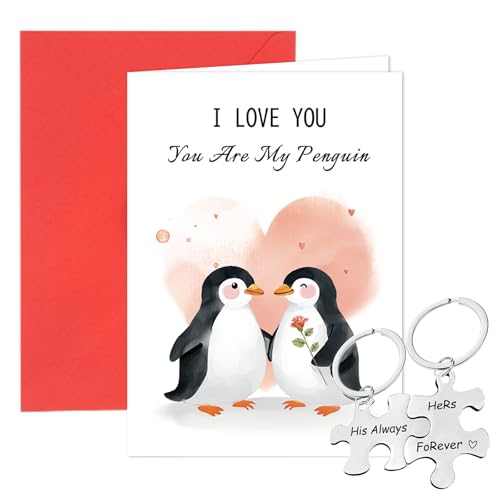 HOMANGA Valentines Day Card, I Love You Card with Couple