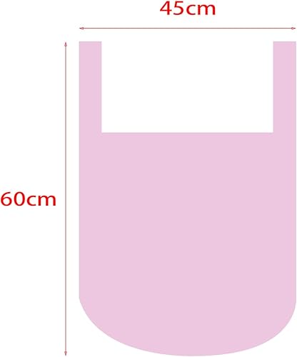 Miniatura 4 de 100 rollos de bolsas de basura de color rosa transparente, antifugas, para dormitorio, cocina, baño, bolsas de basura pequeñas