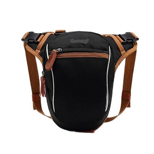 Wandern, Radfahren, Beintasche, multifunktionale Hüfttasche, Drop-Beintasche, wasserdichte Nylon-Beintasche for Männer, Bauchgurt, Bauchtasche, Brusttasche, Taille, Reisen, Reiten, Motorrad, Umhängeta