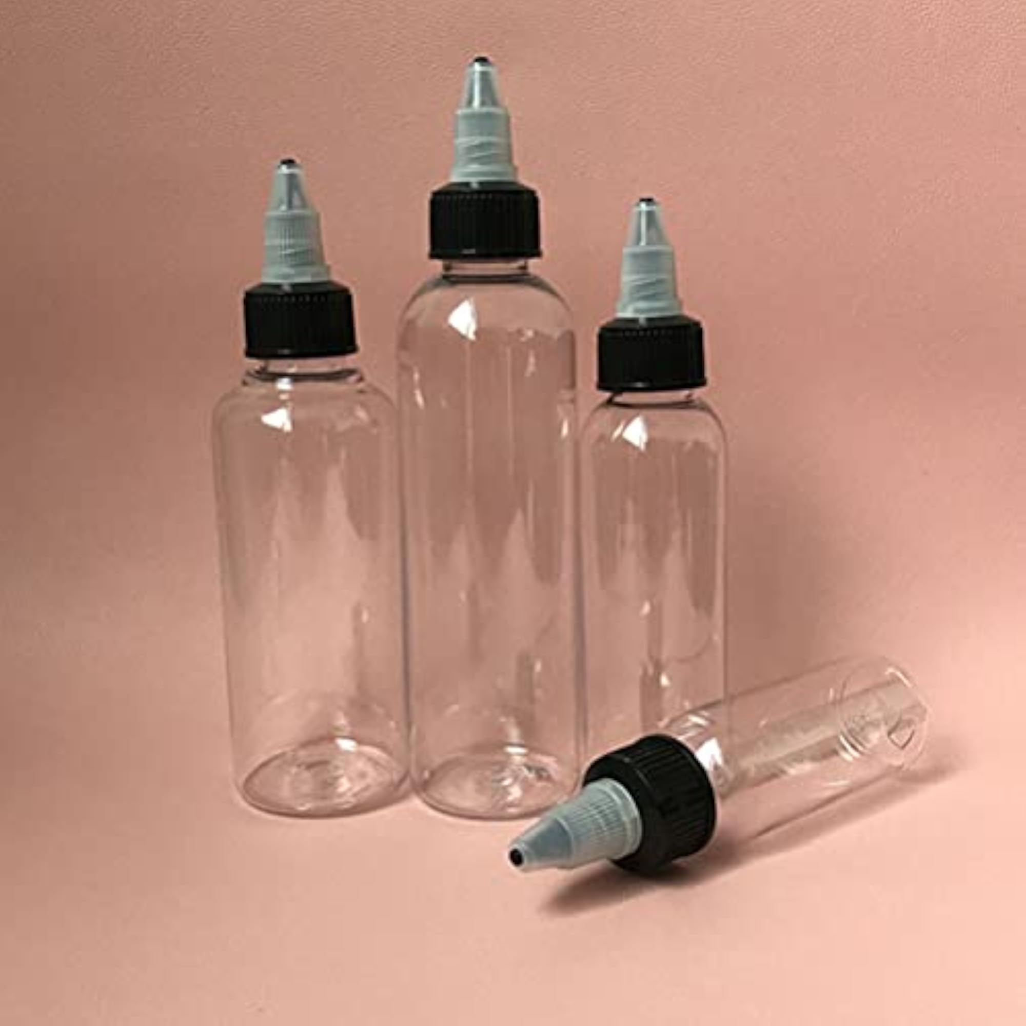 20pcs Clear Refillable Empty Squeeze Bottles
