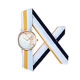 CAGARNY Women Watches Cloth Strap Quartz Wrist Watch 6813-2 (# 11)