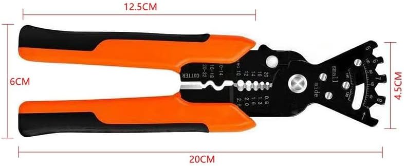 Miniatura 4 de VIGAN 5 en 1 Alicates multifuncionales Pelacables Bobinado Electricista Hardware Universal Cortadores de alambre Electricista Alicates de pelado
