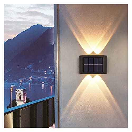 Éclairage solaire extérieur haut et bas 10 LED facile à installer sur façade - 3