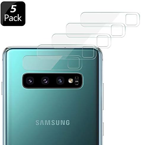 Elebase Galaxy S10/S10 Plus Camera Lens Tempered Glass Protector(5 Pack), Anti-Scratch Ultra Thin Transparent Clear HD Camera Lens Protective Glass Protector for Samsung Galaxy S10/S10 Plus