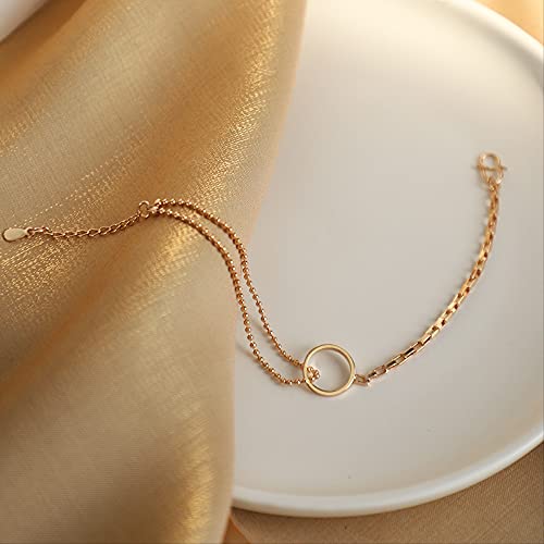 Bracelet de charme cercle réglable ajustable à chaque poignet