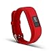 E ECSEM Large Replacement Bands and Straps Compatible with Garmin Vivofit JR & Vivofit JR.2 & Vivofit 3, [fits 5.5~8.5 inch Wrists] for 5 Years Kids or Older Children, Black/Slate/Red