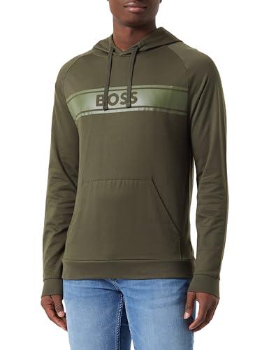 BOSS Auténtica Sudadera con Capucha, Dark Green307, M para Hombre