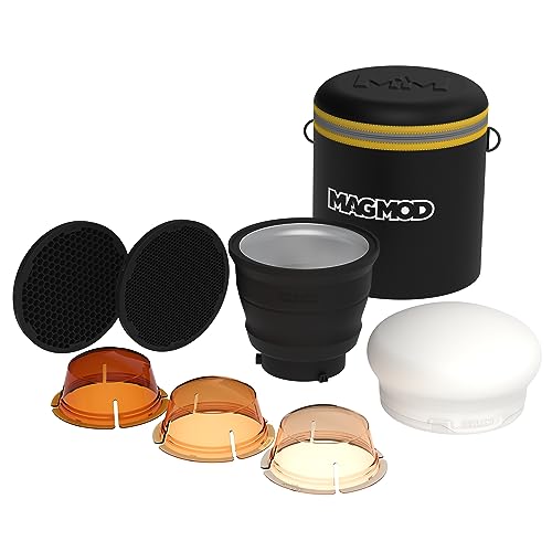 Image of MagMod Professional Strobe Kit XL, Collapsible, Universal Strobe Reflector | Collapsible and Durable Universal Strobe Reflector System, Complete Pro Setup, Built for Working Photographers, Quick Setup