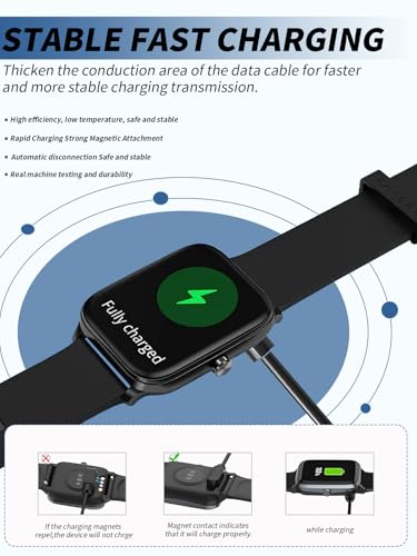 Câble de charge pour Parsonver FF2 (Lot de 2) | Cordon USB magnétique stable 4,6 cm - 6