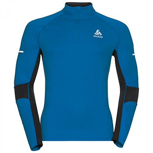 Odlo Omnius - Maglia Intermedia da Donna, 1/2 Zip