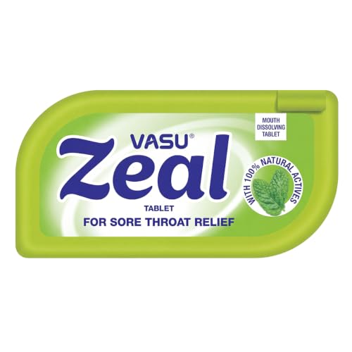 Image of VASU Zeal Ayurvedic Mouth Dissolving Tablet, 50 N | Cough Relief, Throat Soothing & Mouth Freshener