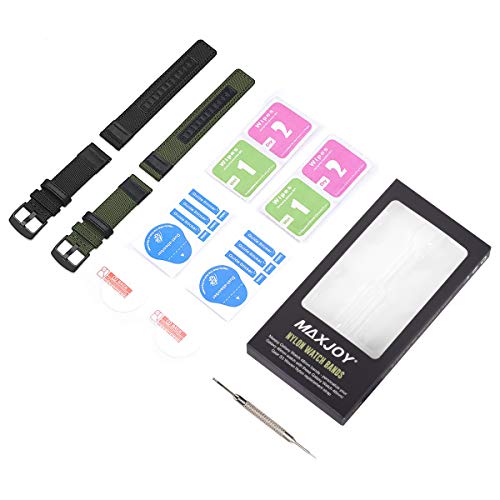 Correa de nylon para Galaxy Watch 46mm, pack de 2 miniatura 7