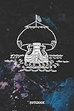 Notebook: Funny Sailing and Boating Sea and Ocean Captain Planner / Organizer / Lined Notebook (6\" x 9\")