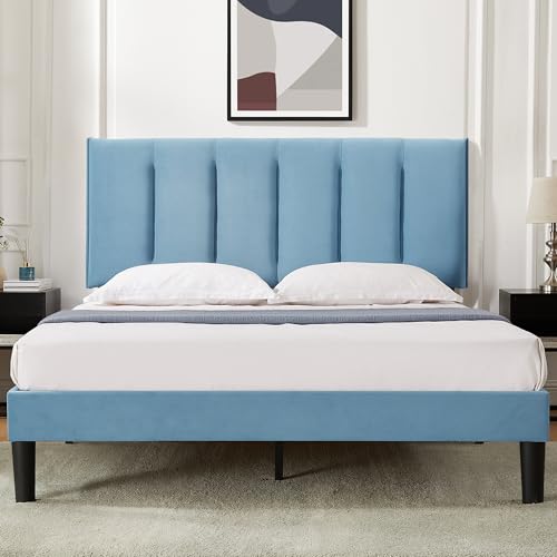 Snapklik.com : VECELO Full Bed Frame