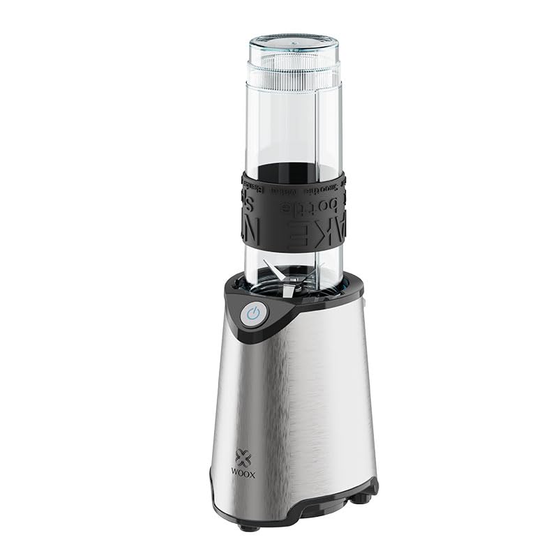 Blender électrique MX0199 500W avec bouteille sport 570ml argent
