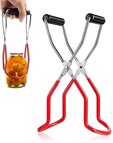 Comparison: Best Canning Jar Lifter 6 Oriflame Canning Jar Lifter Tongs, Stainless Steel Jar Lifter with Rubber Grips - for Slip Wide-Mouth Clip for Kitchen Restaurant