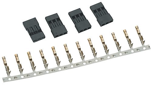 Custom Electronics Un-Assemble Male Connector Set: JR (4)