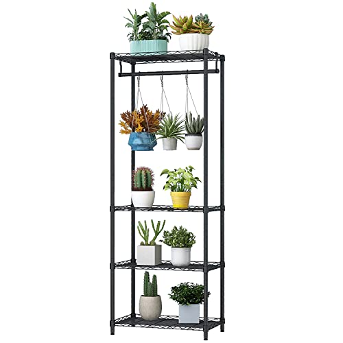 Xiofio 4-Tier Plant Shelf for Indoor Plants Outdoor, Large Multip...