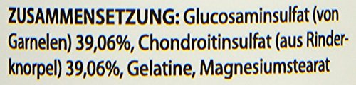 Avitale Glucosamin plus Chondroitin Kapseln für Hunde,60er pack,38,4g