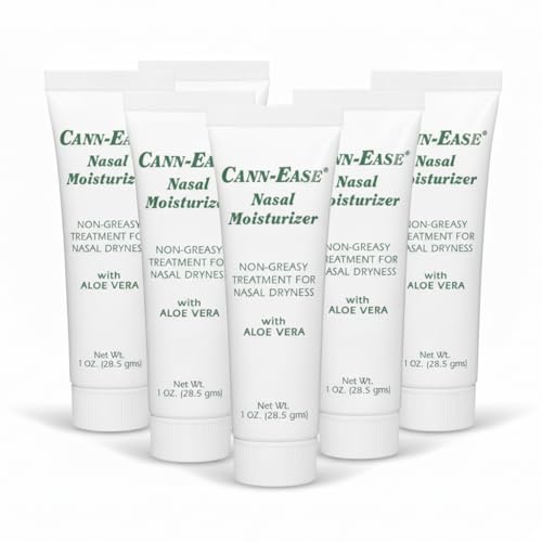 Image of Main Clinic Supply Cann-Ease Nasal Moisturizer Gel | for Dry Nostrils, CPAP & Oxygen Comfort Support, Aloe Vera & Hydration Care | Pack of 6