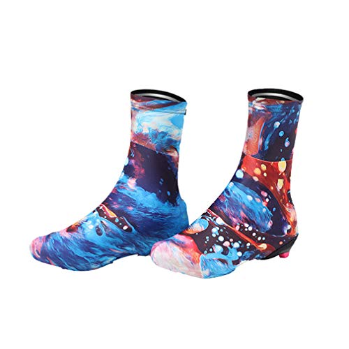 Cubrezapatos de Ciclismo para Hombre Mujer, Multicolor, Talla L miniatura 1