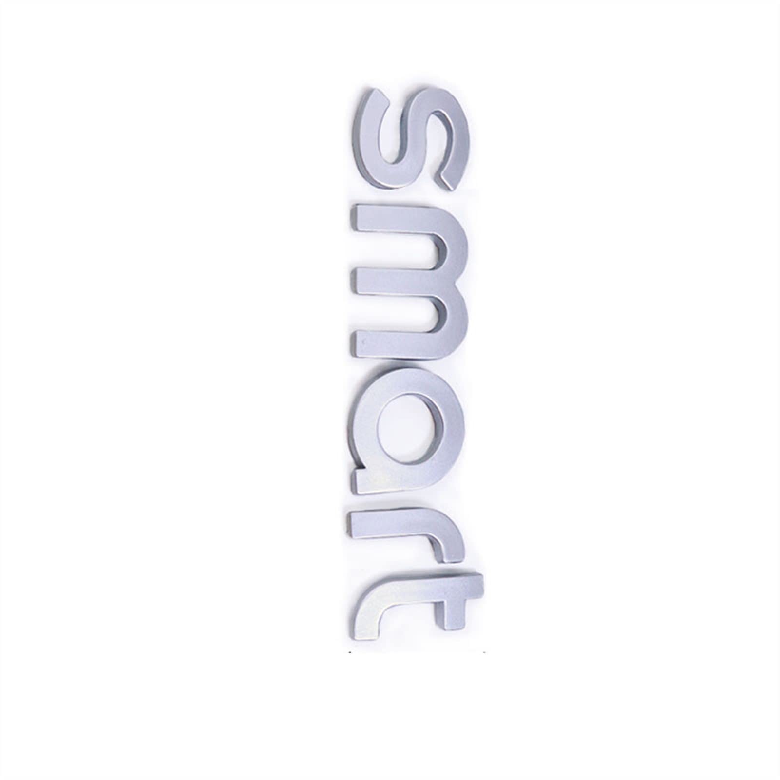 Logo Smart 451 y 453 cromado exterior para personalización de capó y maletero