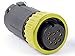 Conxall 3182-3Pg-518Cc5 Multi-Con-X, Yellow Coupling Straight Cable Plug 3 Pin - Solder Contacts