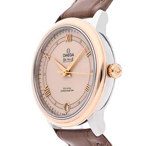 Omega De Ville Automatic Beige Dial Ladies Watch 424.23.33.20.09.0012