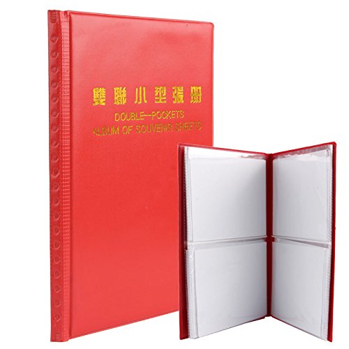 Generic 20 Page Photo Stamp Collecting Albums of Souvenir Sheets Stock