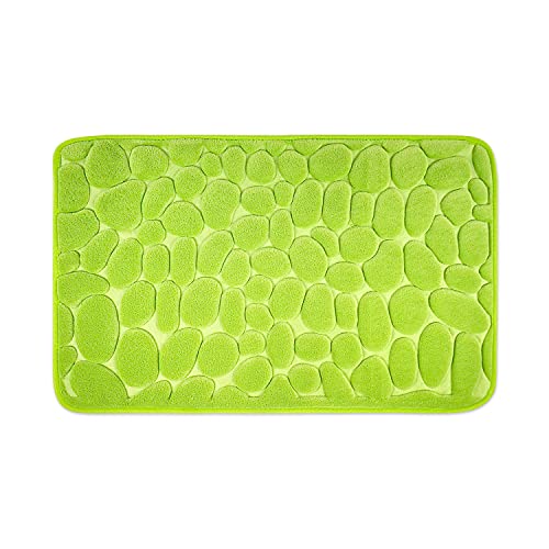 WohnDirect Badezimmerteppich mit Memory Foam - Rutschfester Badteppich - Badematte waschbar &...