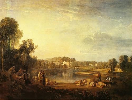 Pinturas famosas en lienzo decorativo de William Turner cuadro de salón grande de 60x90cm