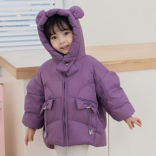 Kids Winter Coats with Hooded Light Puffer Coat Warm Padded Jacket for Baby Boys Girls Toddler Outerwear3