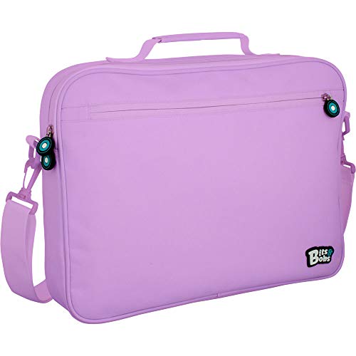 Grafoplás bits & Bobs, Bandolera Escolar para Niñas, Lavanda, 38x28x6