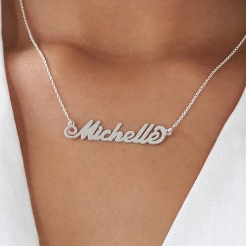 Personalized Choose Your Style Diamond Name Necklace - Custom Nameplate Pendant - Dainty Gift for Her, Women - Gift for Mother's Day, Christmas, Birthday3