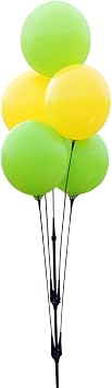 BalloonBobber - Weatherproof Reusable Paneled Balloon Cluster Pole Kit - Helium Free Plastic Outdoor Balloons