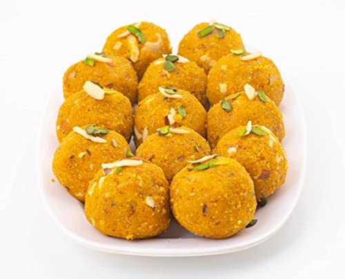 Image of Maa Mitahara Post Pregnancy Laddu | Dana Methi & Dry Fruits | Traditional Energy & Nutrition for New Mothers | Lactation Support & Recovery (500g, Dana Methi)