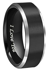 8mm Black Polished Edge