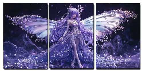 Tableaux sur Toile Giclée Oujkeef 55x80cm de Dessin Animé Prêt à Accrocher